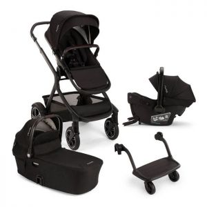 NUNA Demi Next PIPA Urbn Travel Bundle "Caviar"